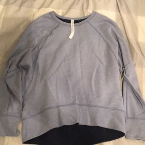 Blue lululemon sweatshirt
